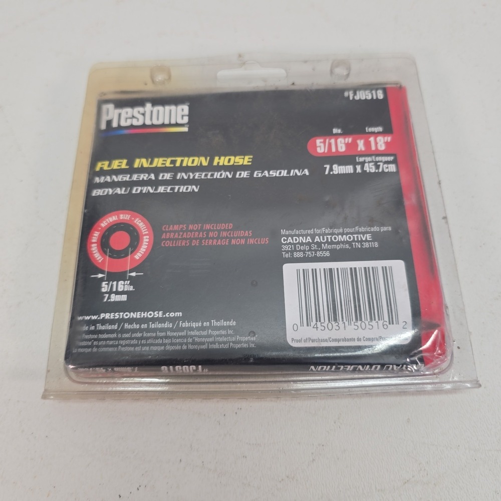 Prestone FJ0516 Fuel Injection Hose 5/16" X 18"